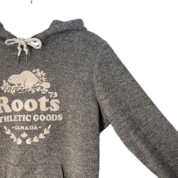 Roots 73 Adult Salt &  Pepper Hoodie Size M - Picture 3 of 8